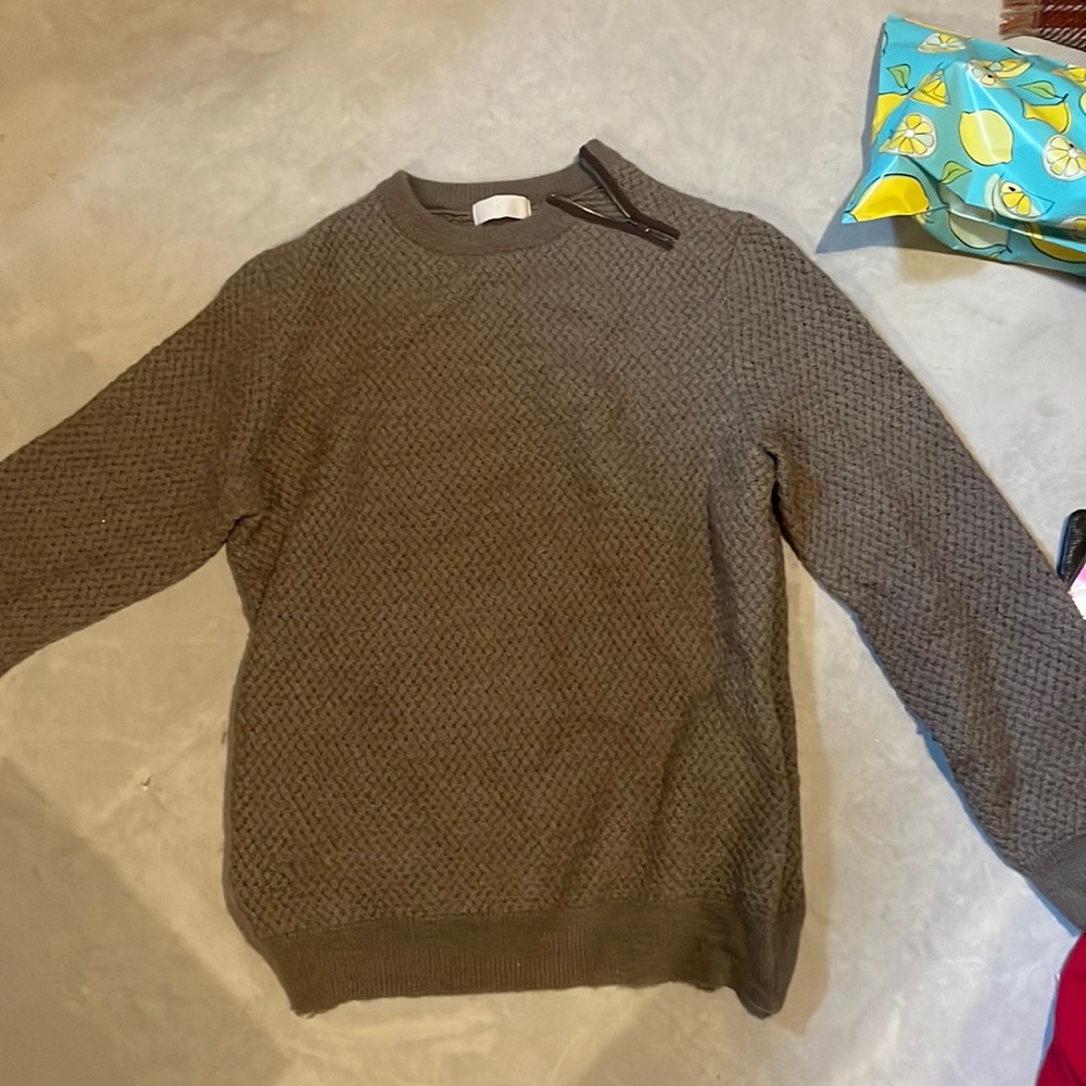 Mens AR sweater 100% baby alpaca
